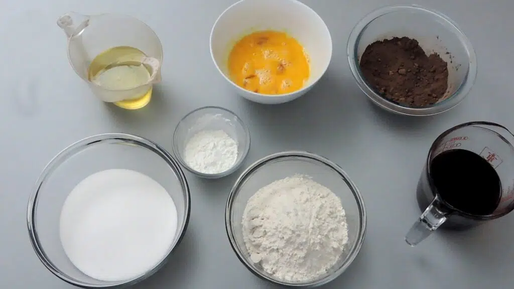 chocolate cake ingredients