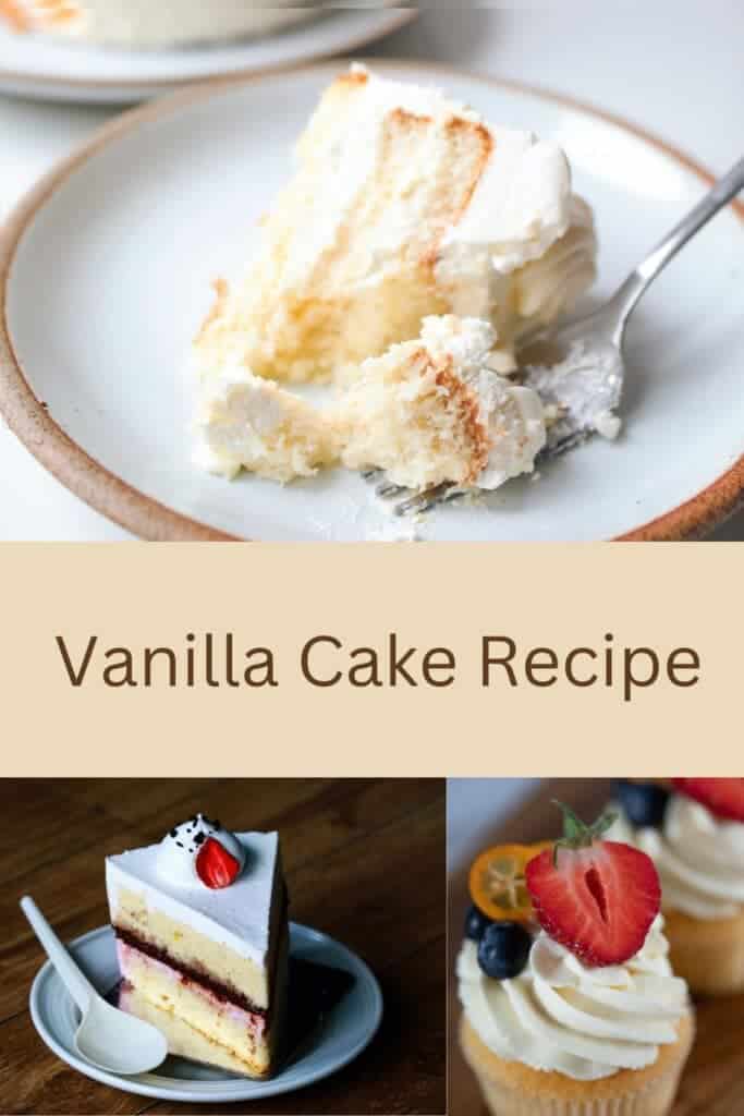 vanilla cake image pinterest