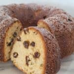 raisin Bundt cake from dessertswithstephanie.com