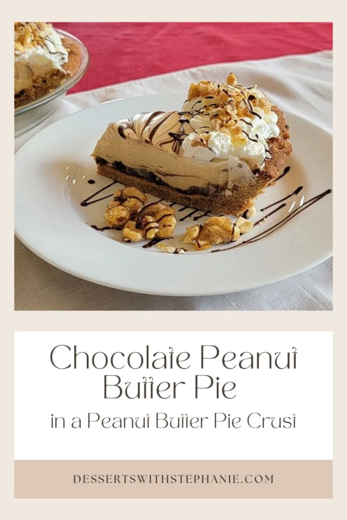 Chocolate Peanut Butter Pie for pinterest