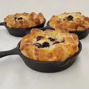 lemon blueberry individual pies recipe