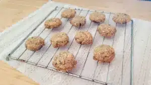 oatmeal cookies with orange zest and chocolate chips