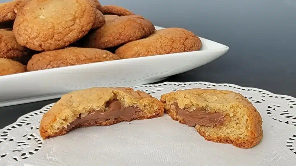 Nutella stuffed cookies recipe