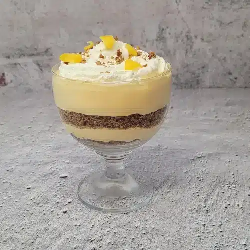 mango cream and granola parfait recipe