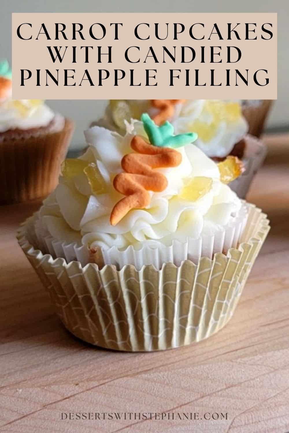 pin for carrot cupcakes