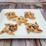 puff pastry pinwheels with Nutella and hazelnuts