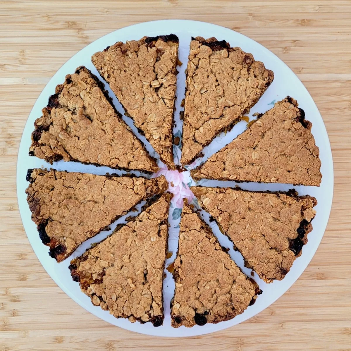 vegan oatmeal apricot cookie bars