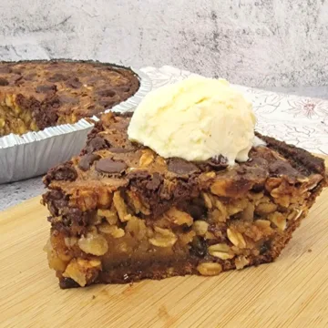 walnut oatmeal pie from dessertswithstephanie.com