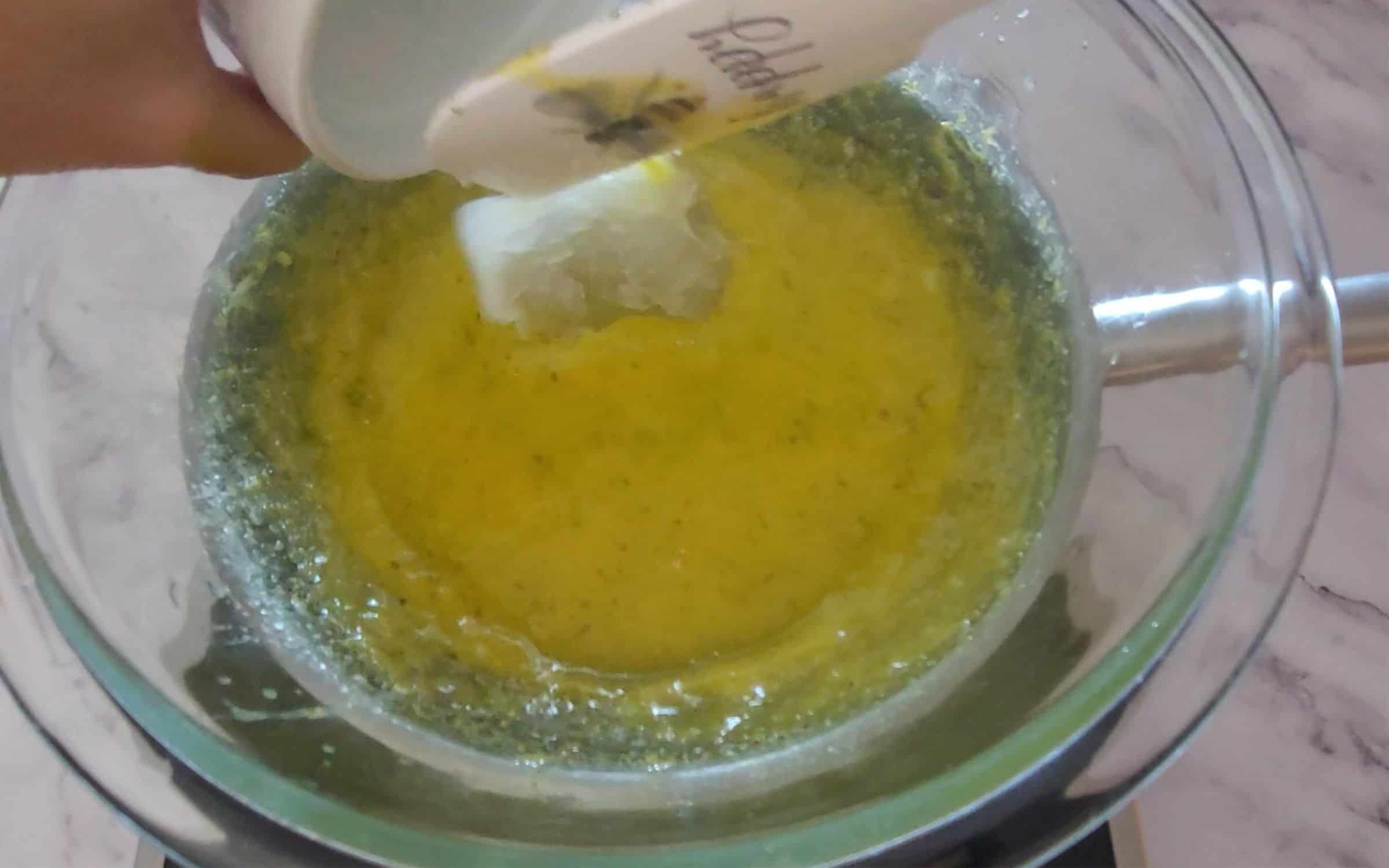 adding gelatin to lime custard