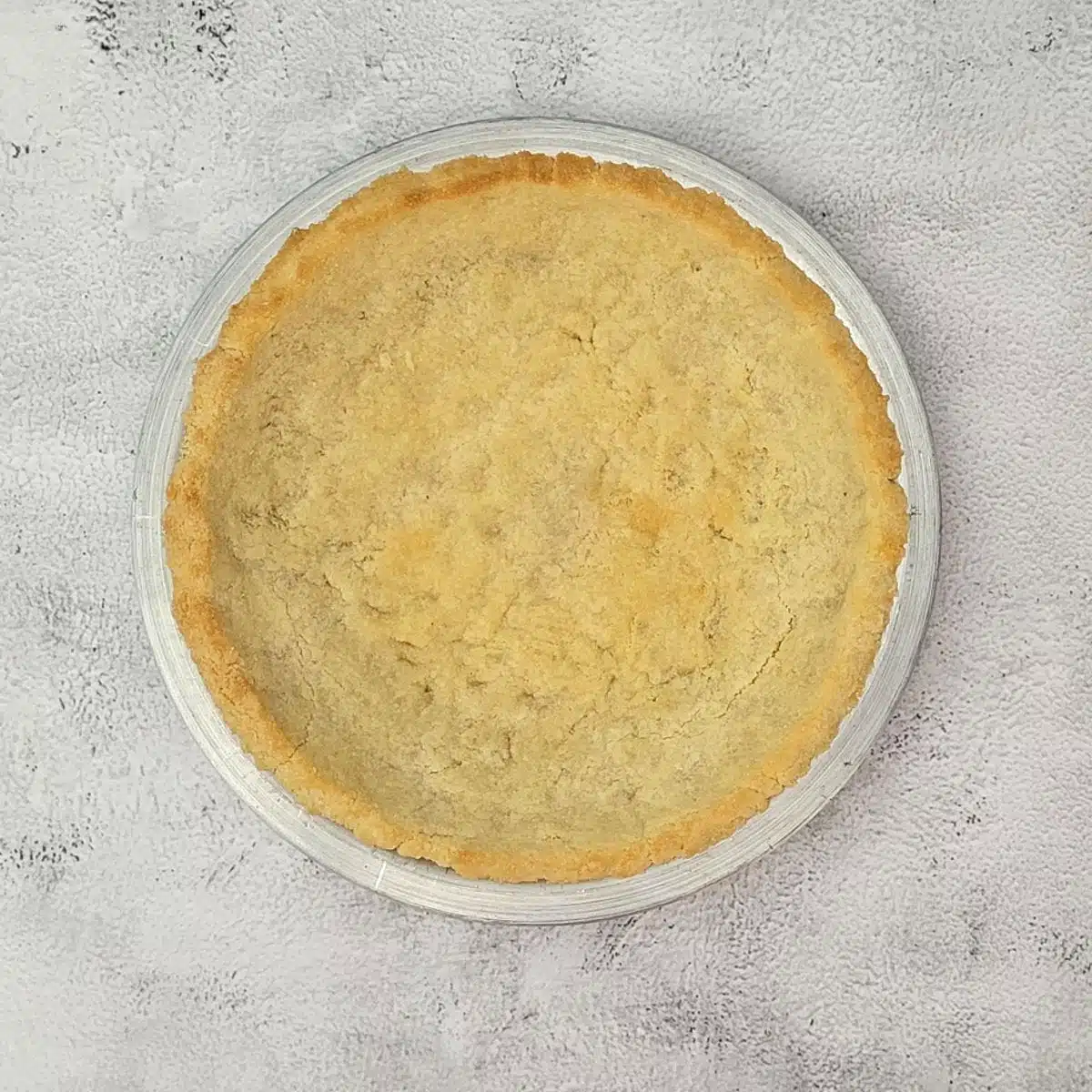 pie crust after baking