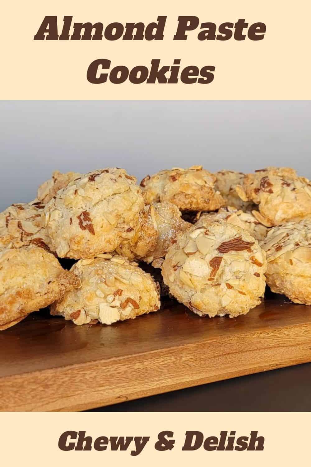 Chewy Almond Cookie Recipe with Instructional Video