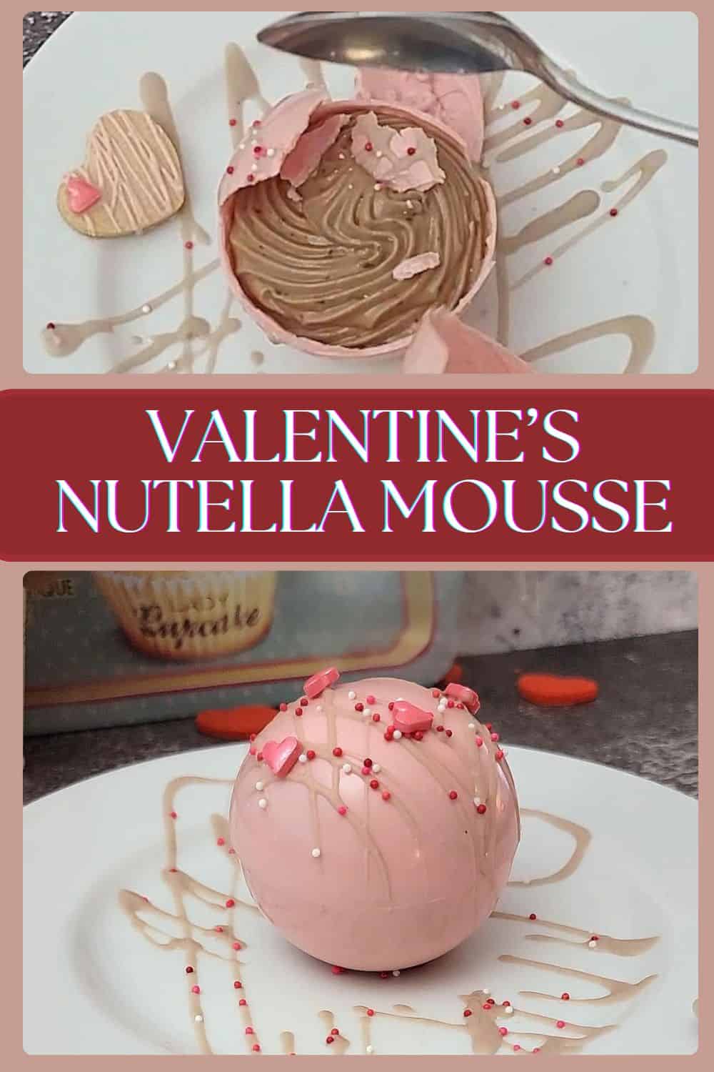 Nutella mousse bombs recipe