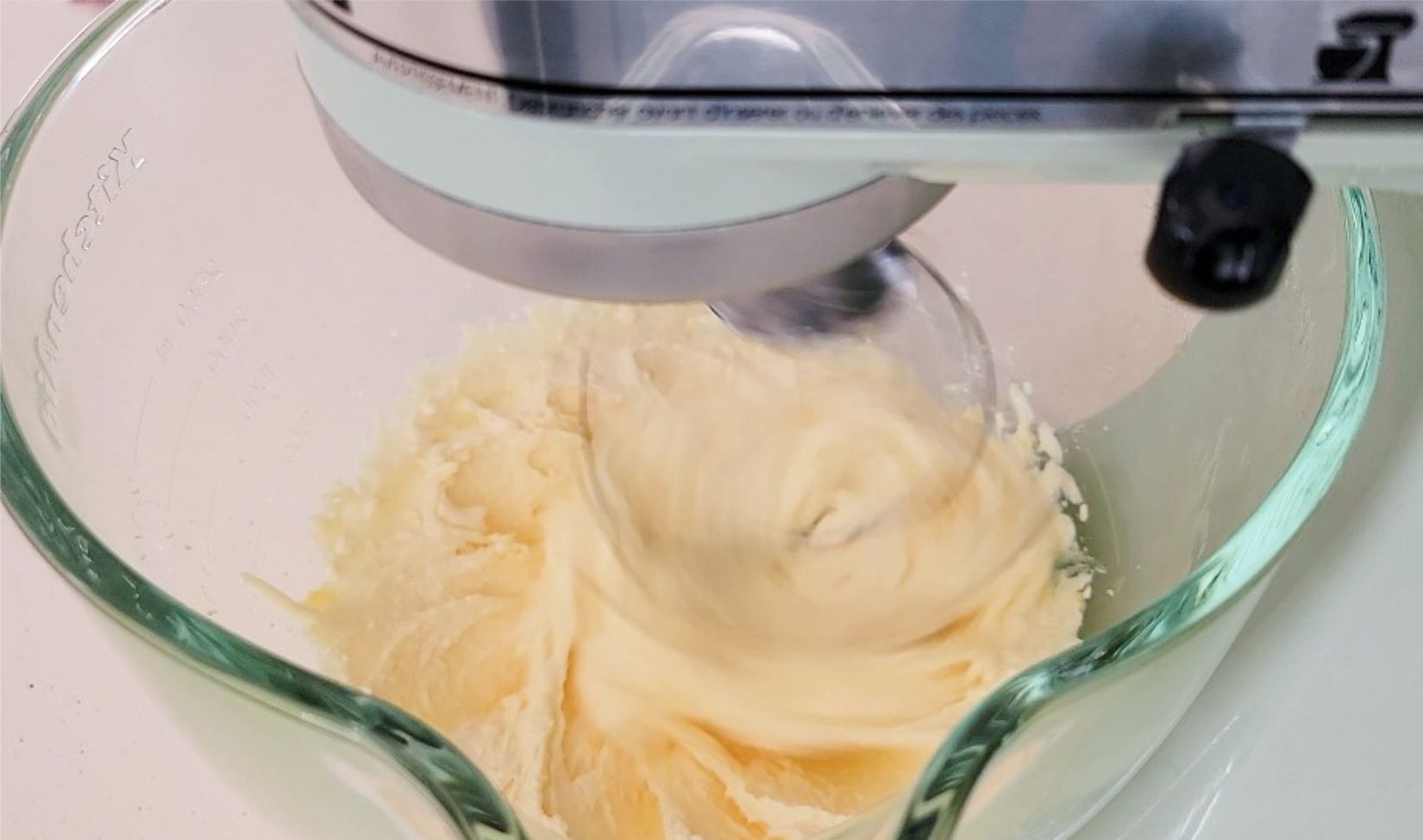 egg yolks and sugar whipping together in a mixer